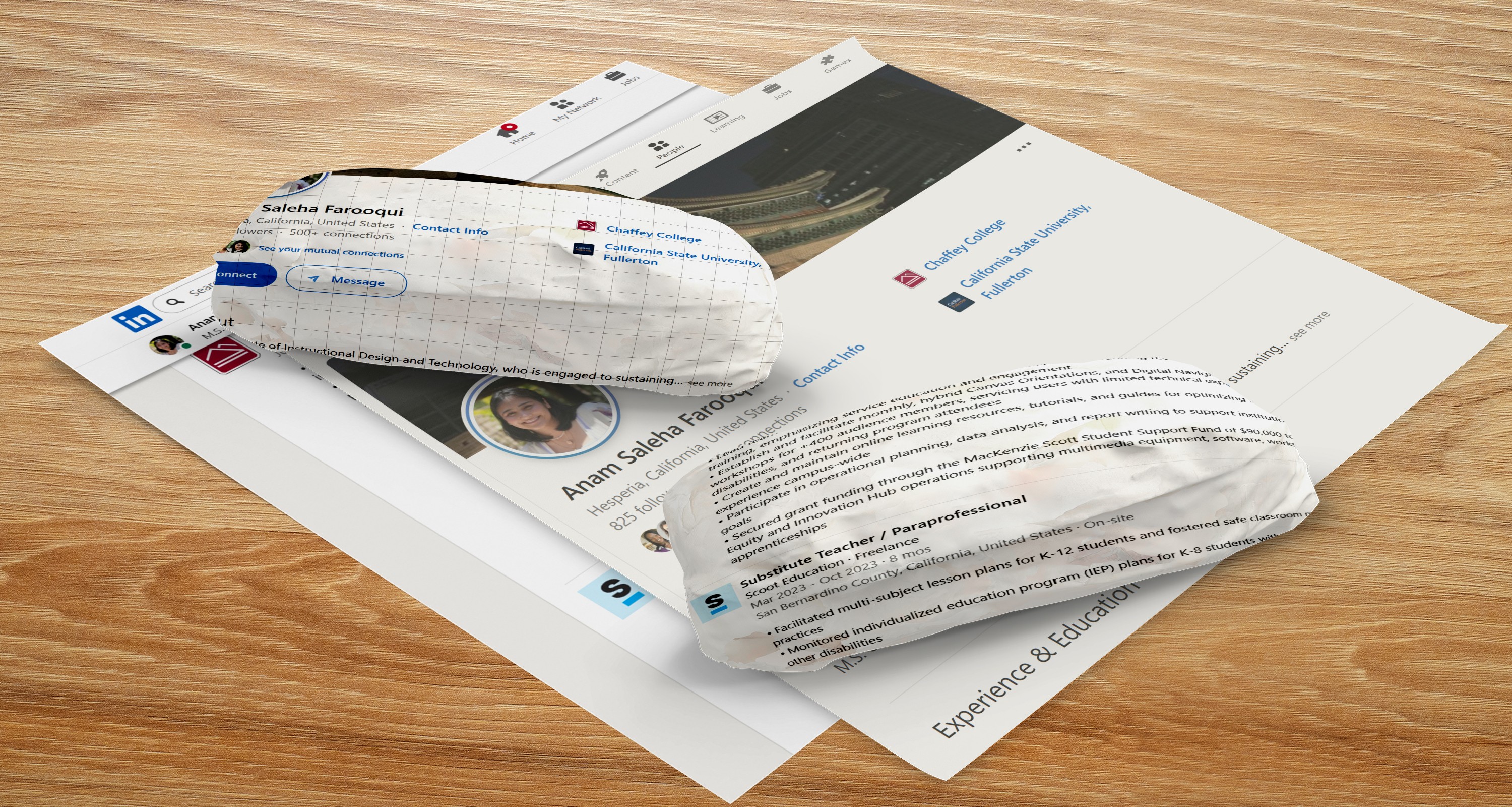 stationery materials laying on a grid